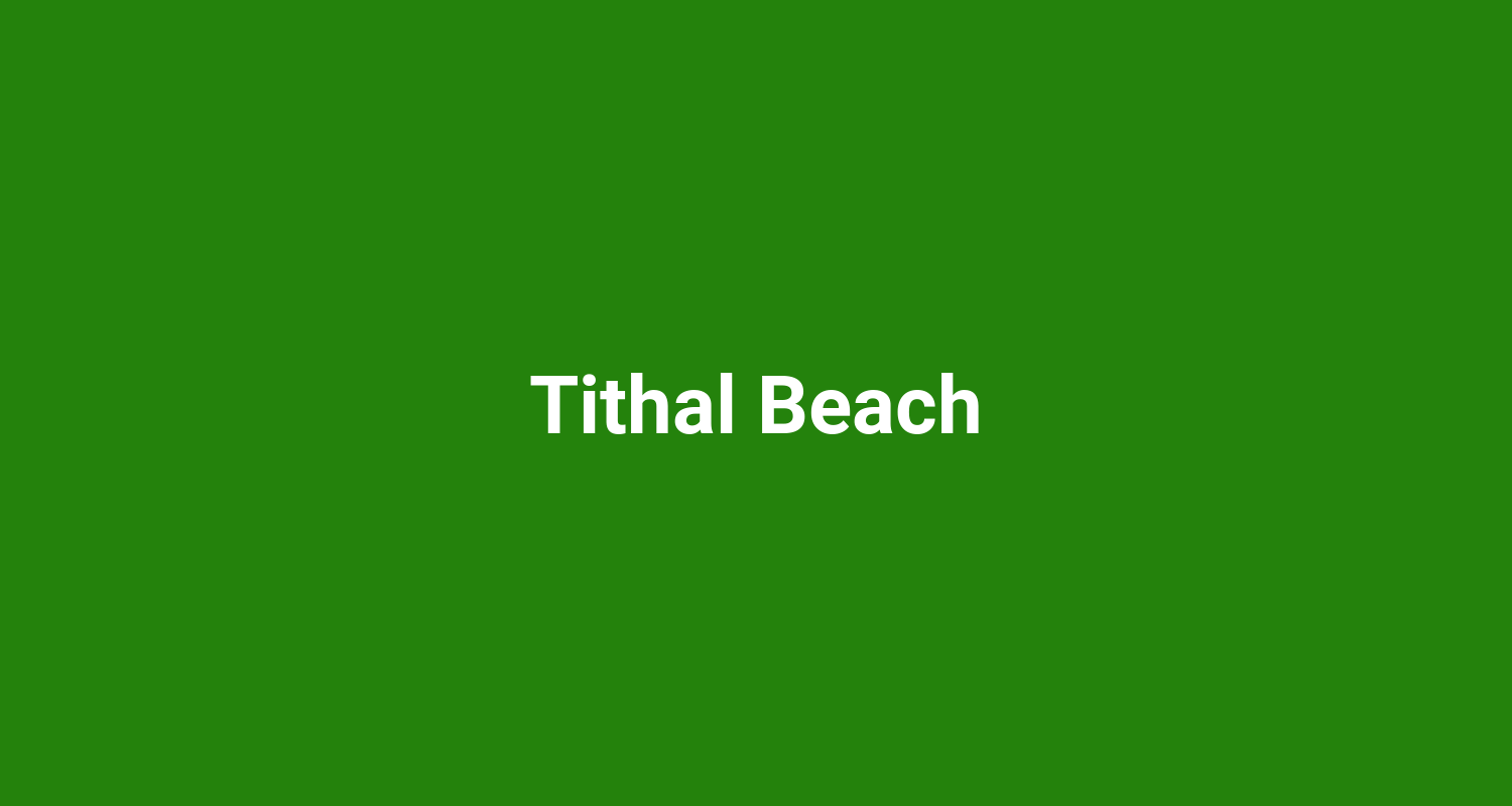 Tithal Beach