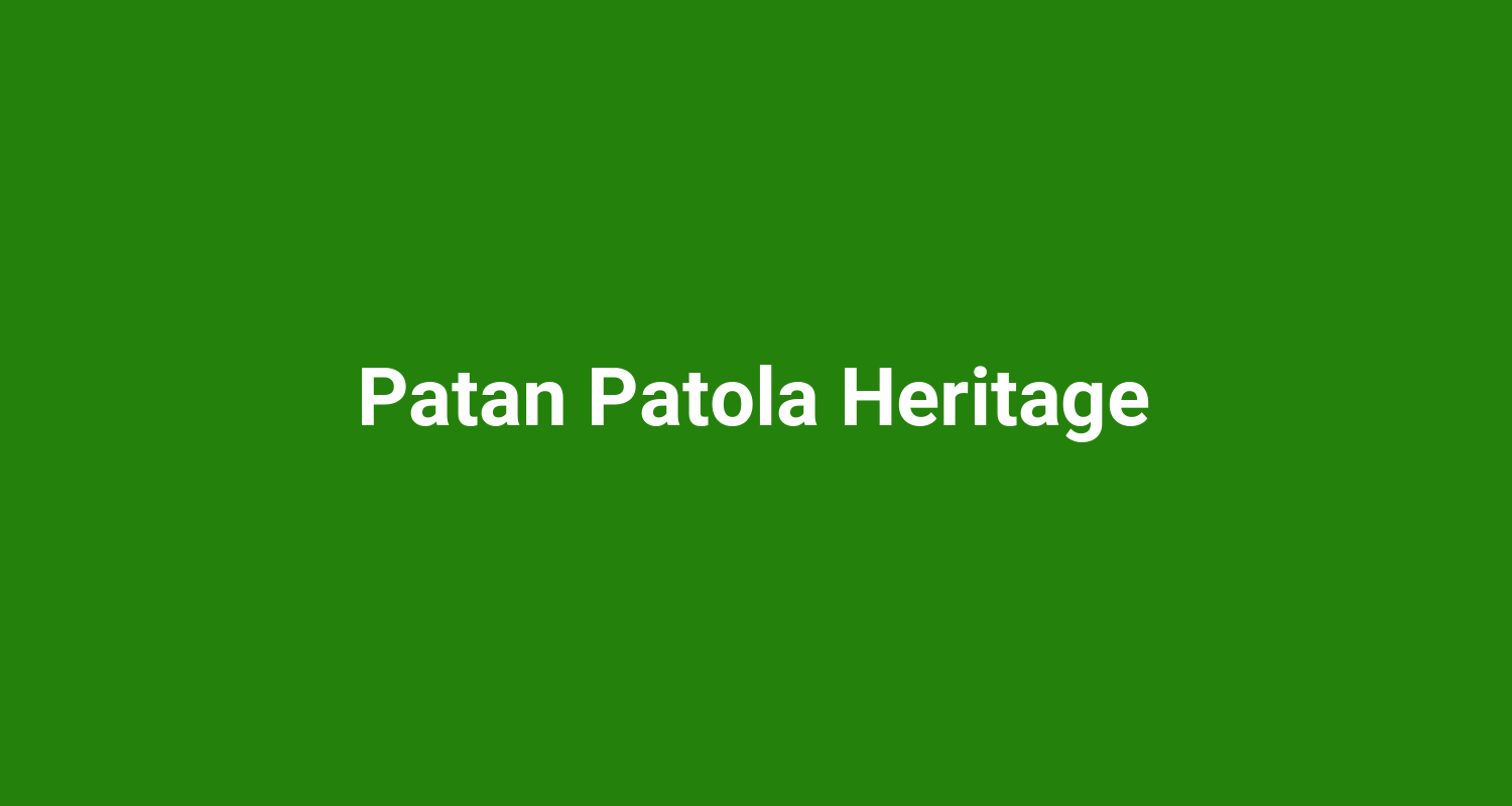 Patan Patola Heritage