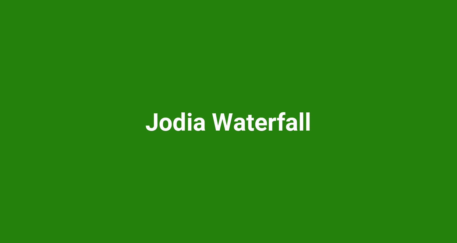 Jodia Waterfall