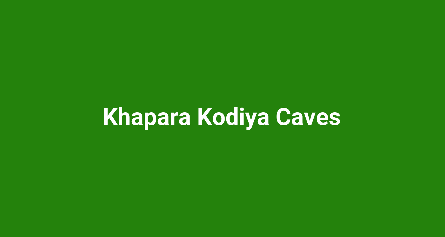 Khapara Kodiya Caves