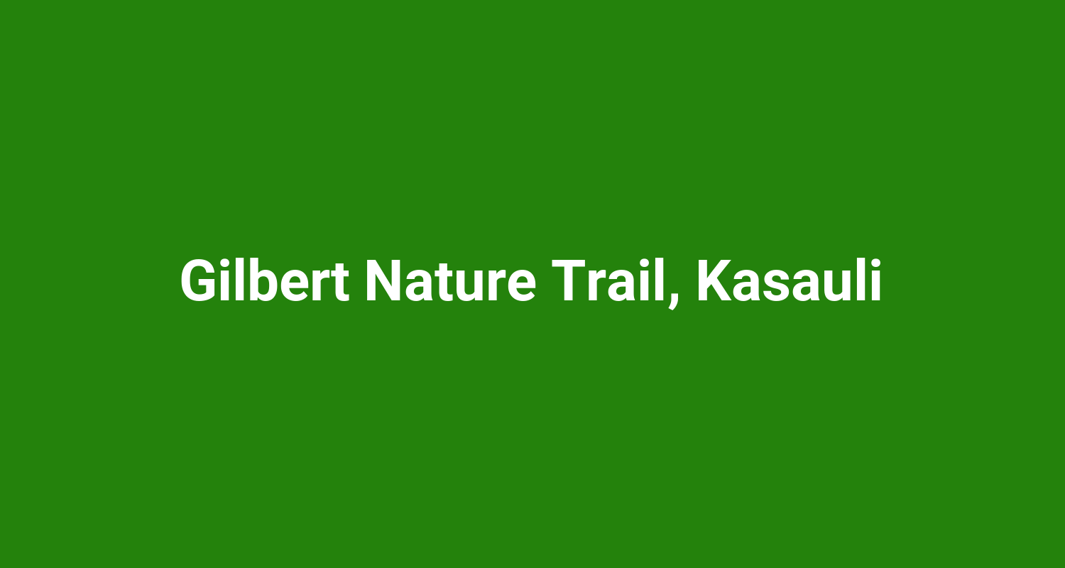 Gilbert Nature Trail, Kasauli
