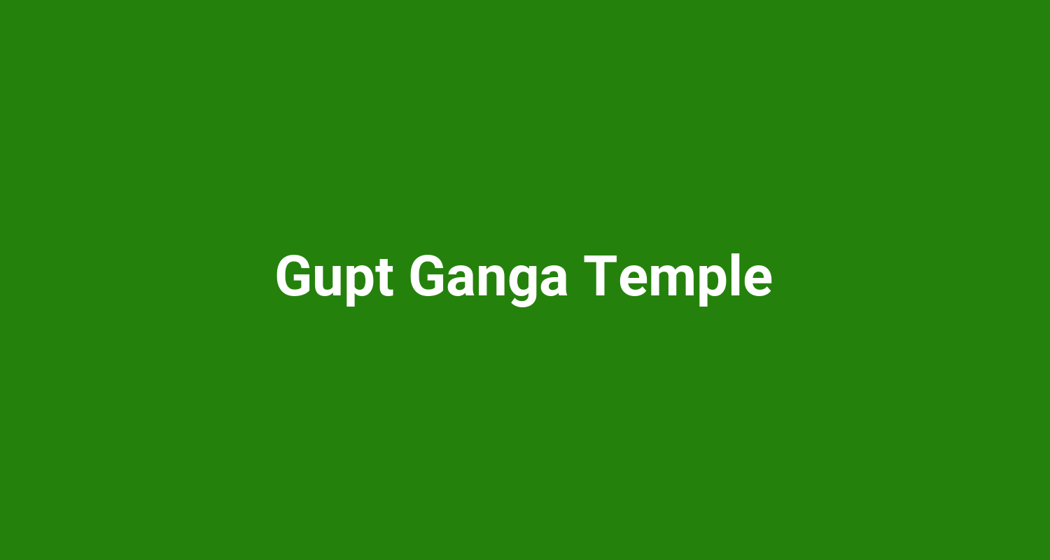 Gupt Ganga Temple