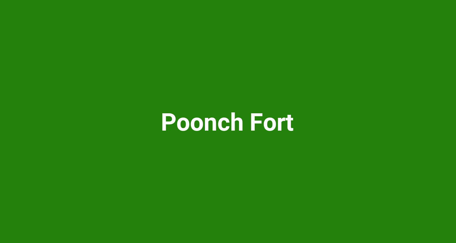 Poonch Fort