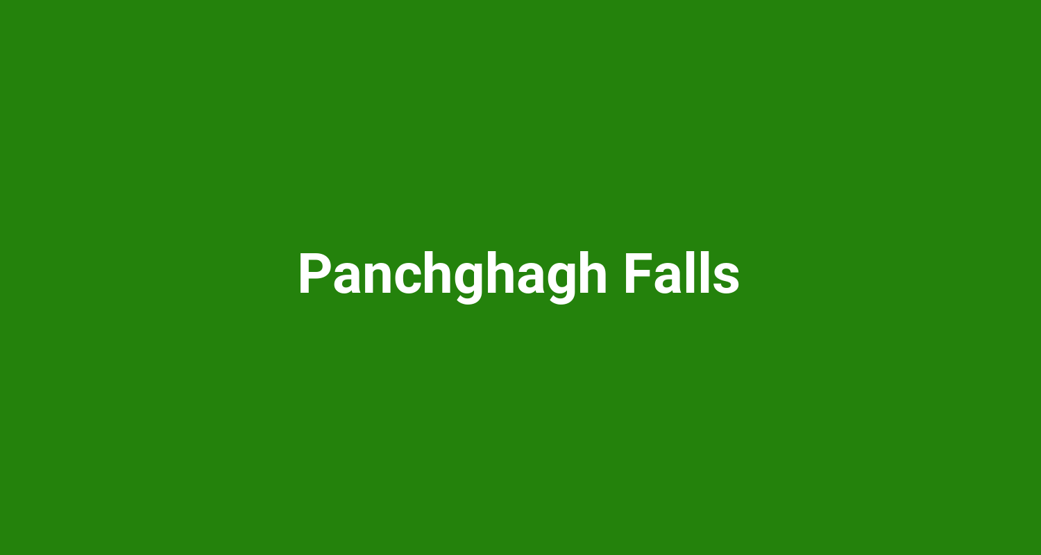 Panchghagh Falls