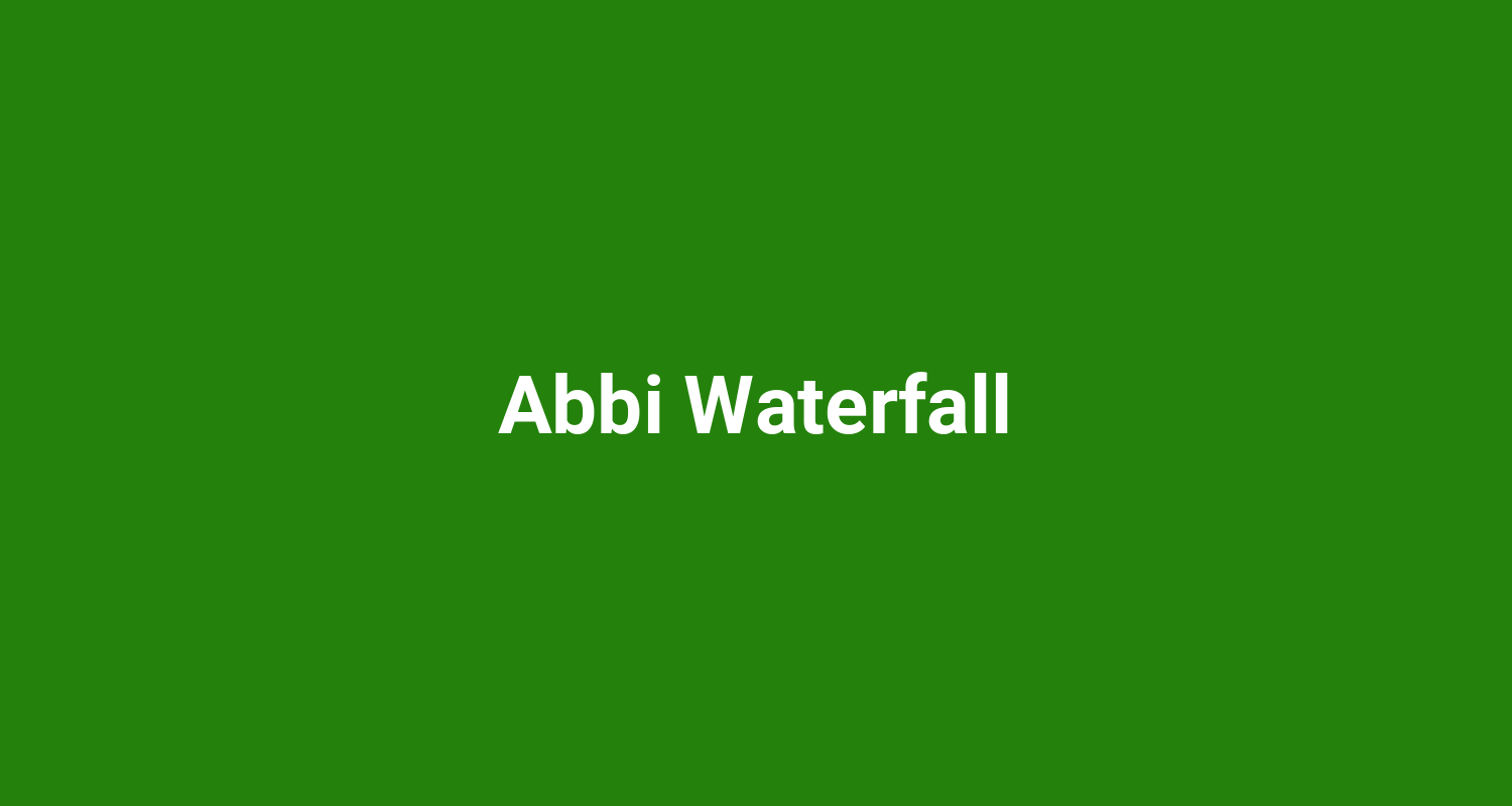 Abbi Waterfall