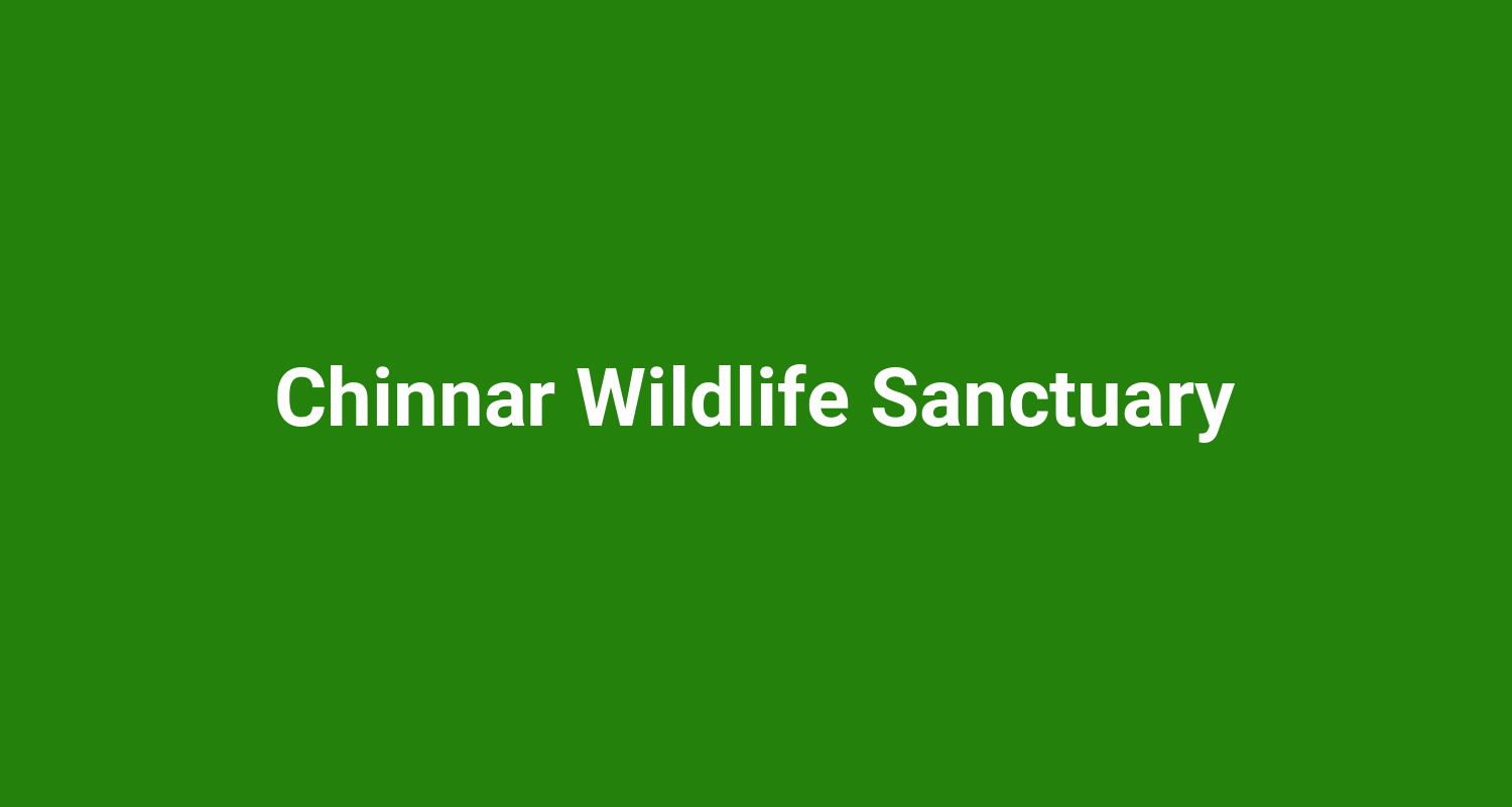 Chinnar Wildlife Sanctuary