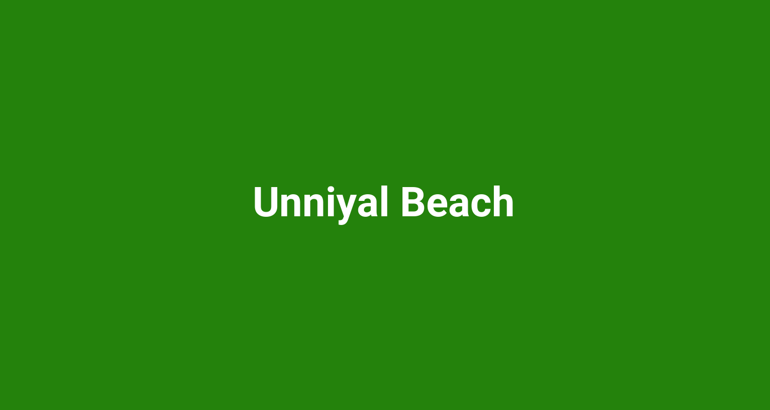 Unniyal Beach