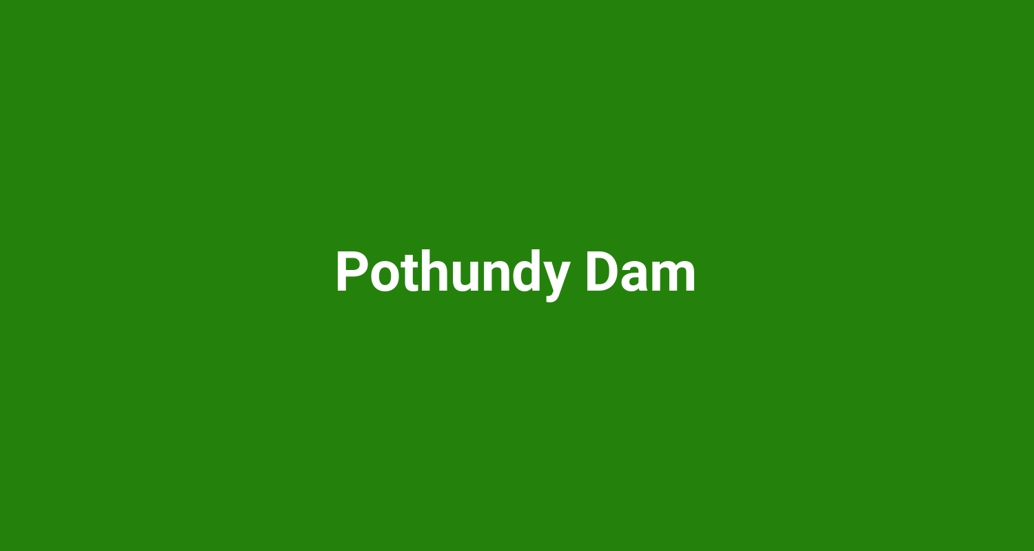 Pothundy Dam