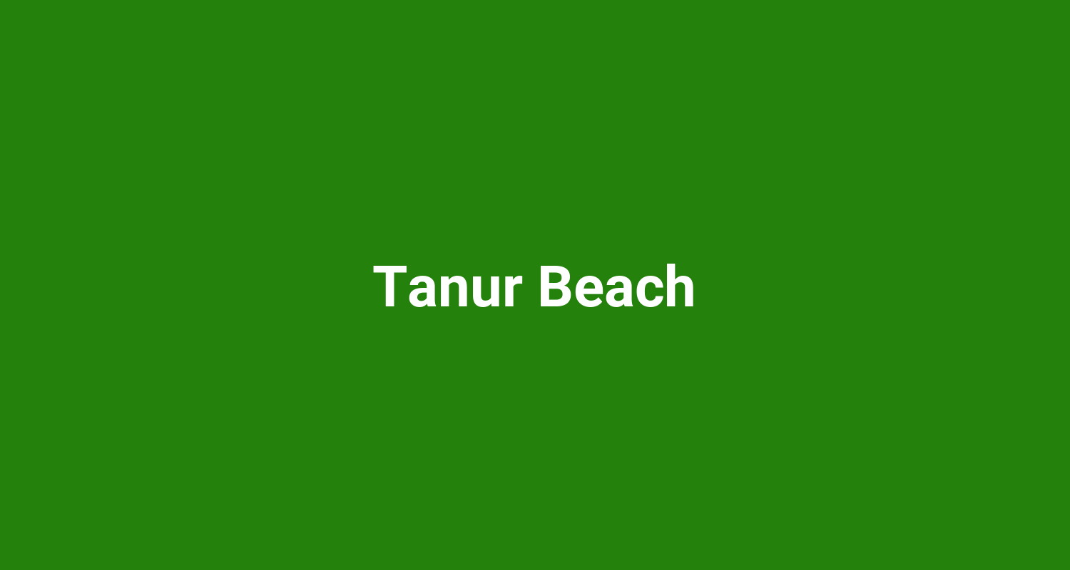 Tanur Beach