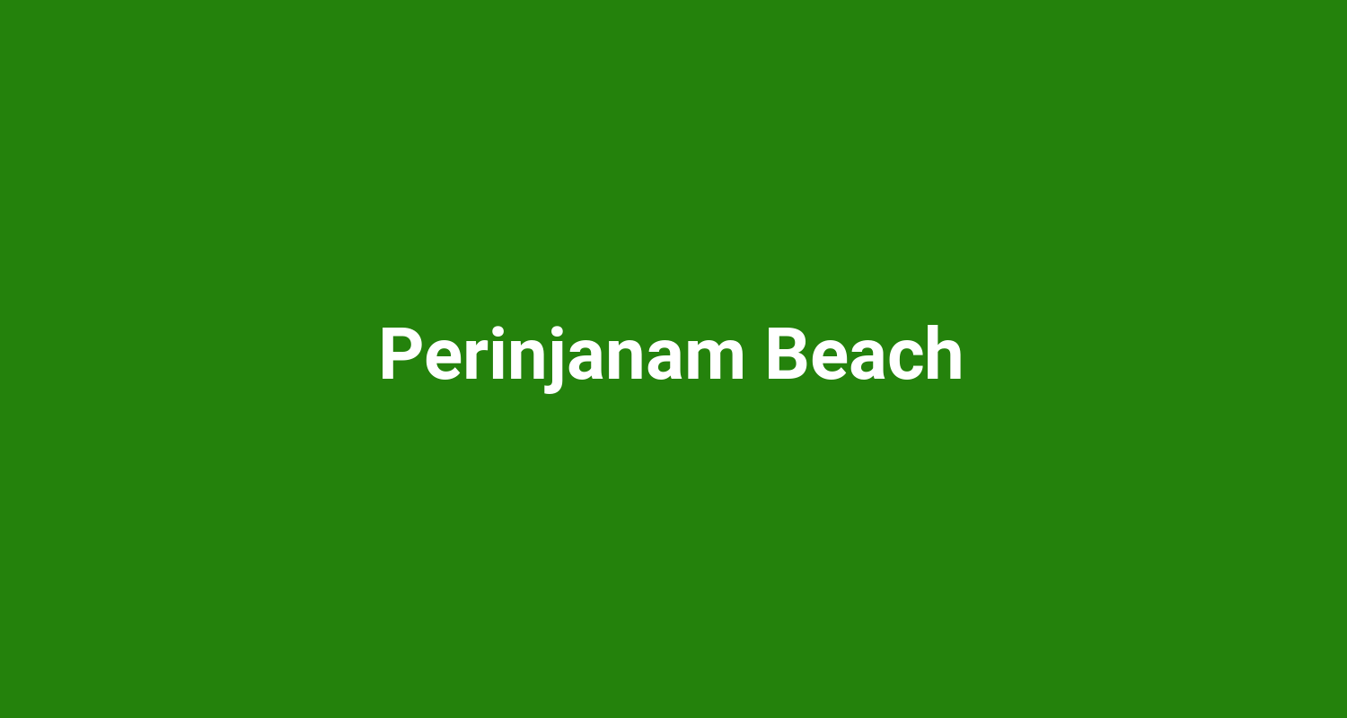 Perinjanam Beach