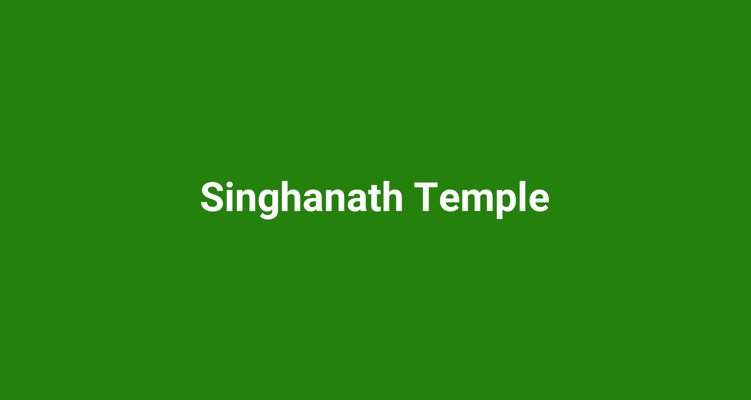 Singhanath Temple