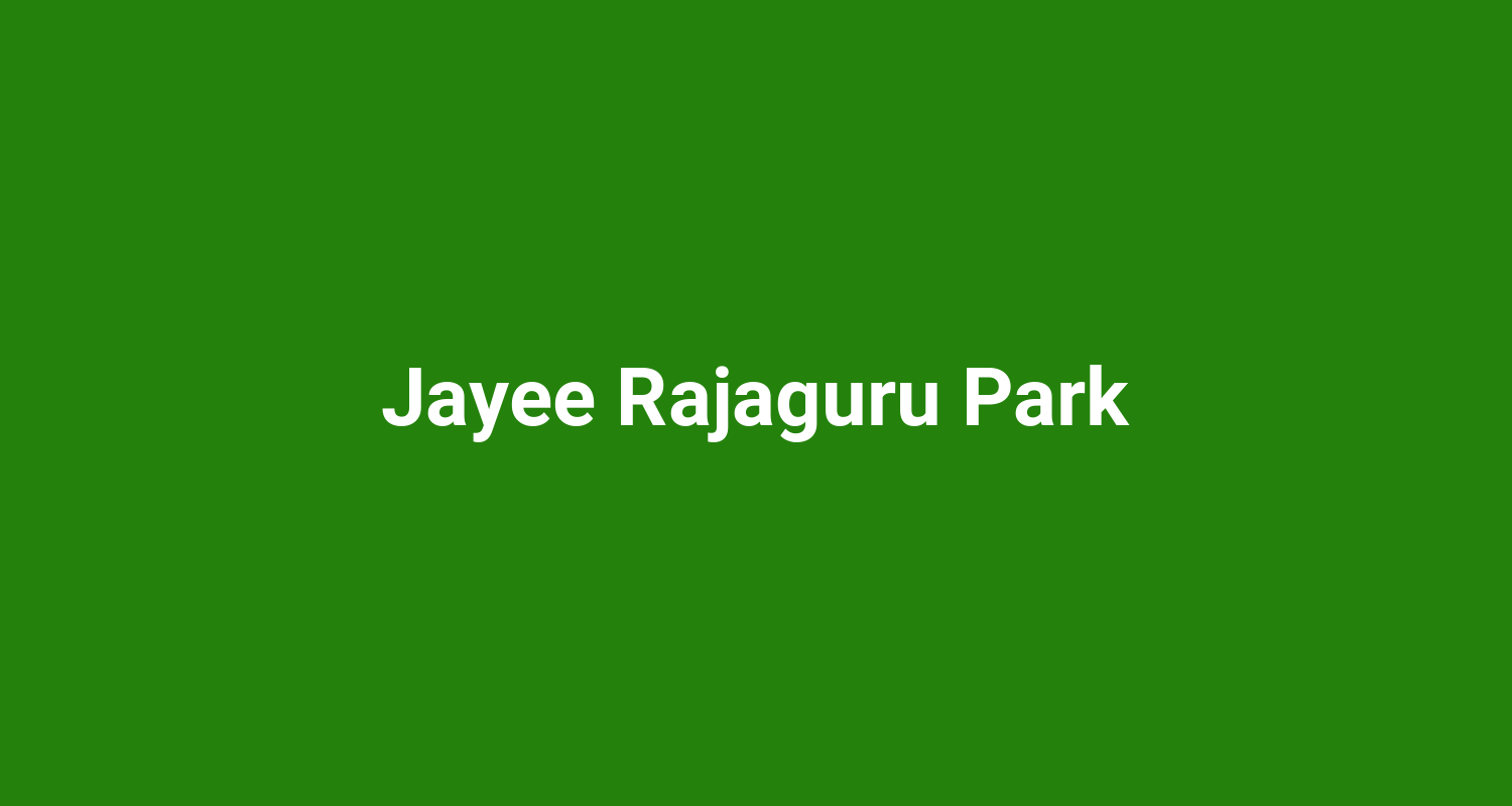Jayee Rajaguru Park