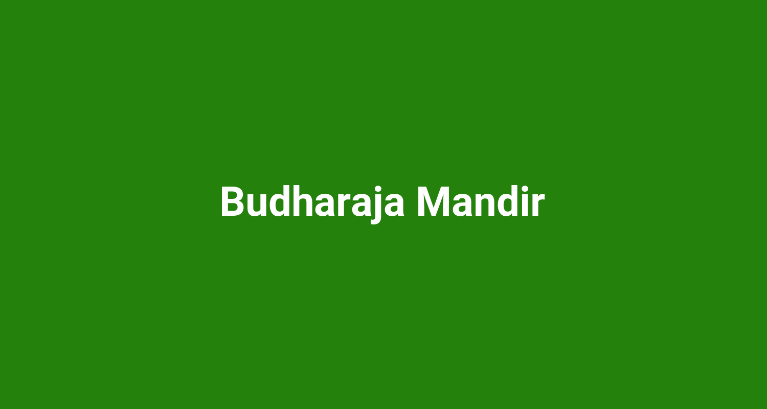 Budharaja Mandir