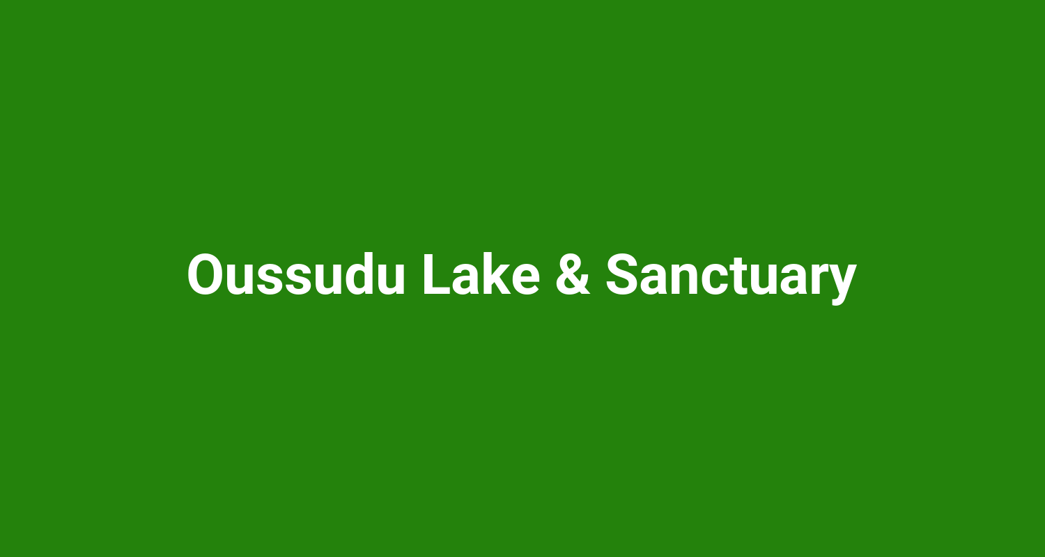 Oussudu Lake & Sanctuary