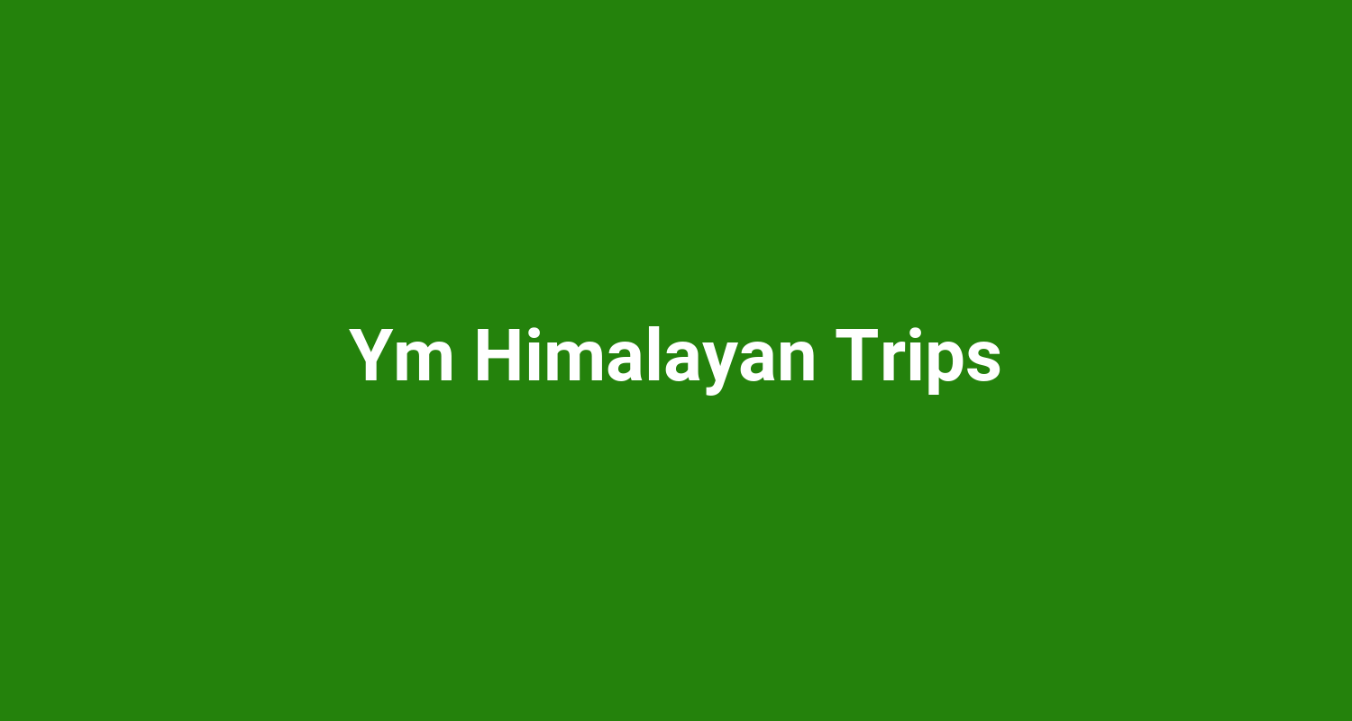 Ym Himalayan Trips