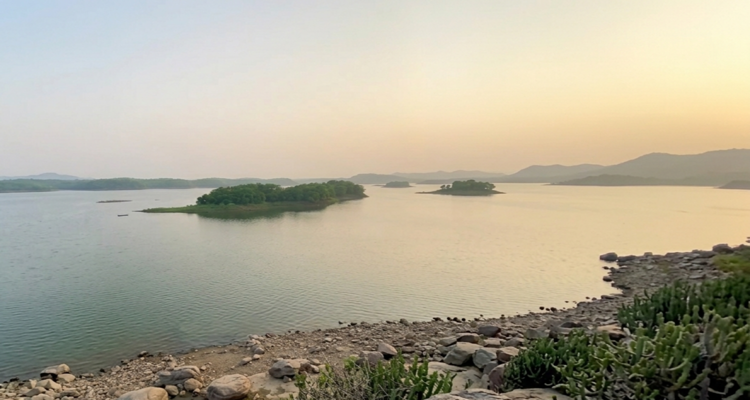 Kadana Dam ( Hill View Point )
