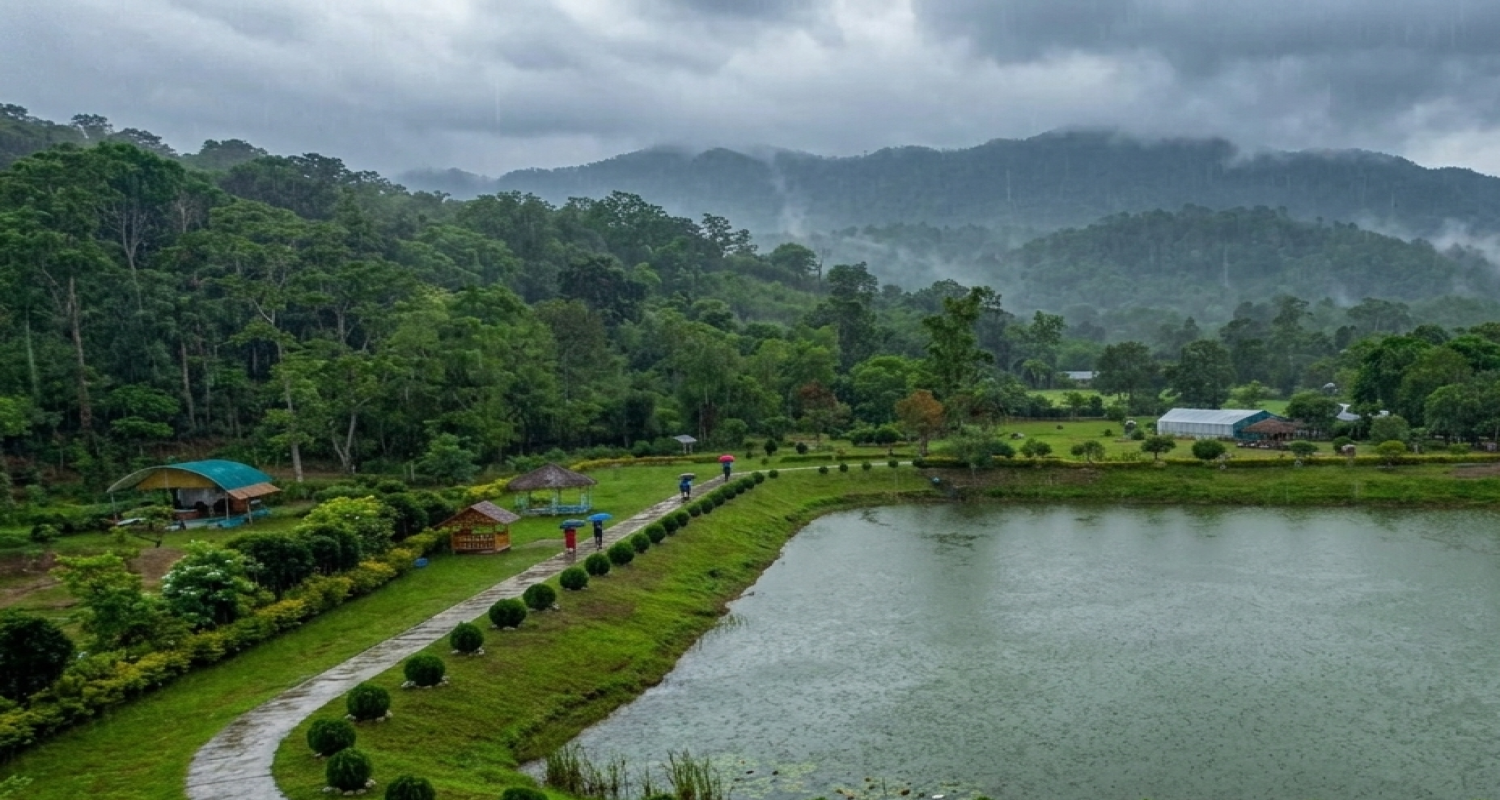Omba And Nurathel Garden Takmu Lake