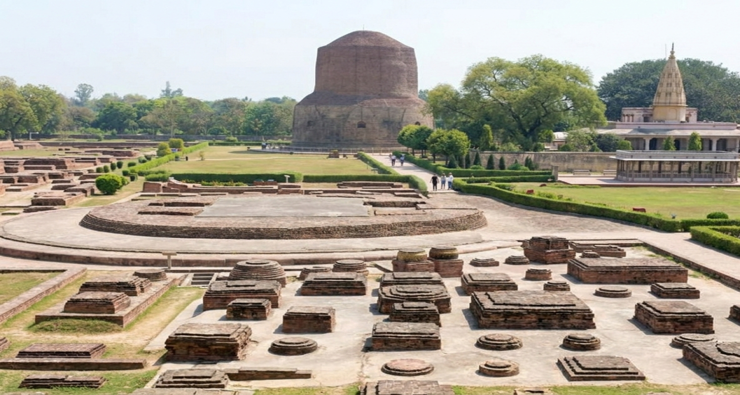 Archaeological Buddhist Remains Of Sarnath